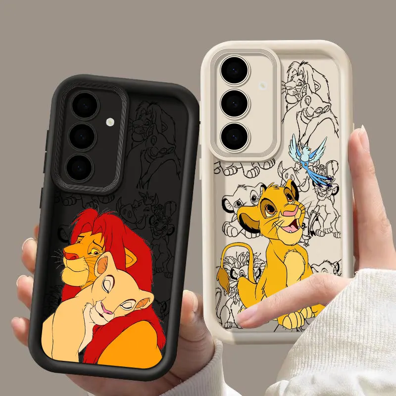 The Lion King Disney Love Funda For Samsung Galaxy S26 S25 S24 S23 S22 Plus S21 Ultra S20 FE Case S26Ultra Soft Phone Back Cover