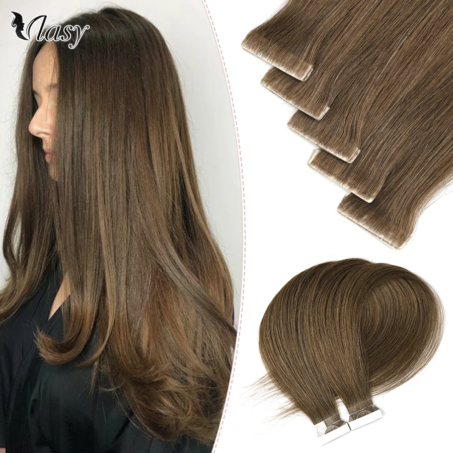 Vlasy Tape in Human Hair Extensions 12\