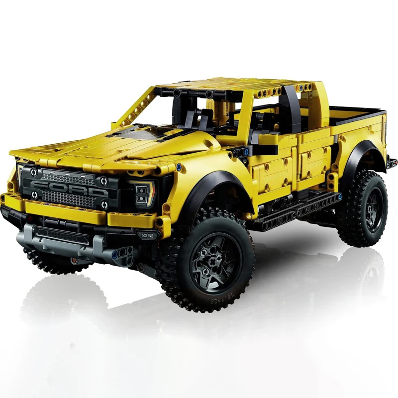 1379PCS Technical Ford F150 Raptor Truck Car Building Blocks 42126 Pick Up MOC Assemble Bricks Vehicle Toy Gift For Kids Boys