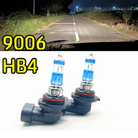 2PC Warm yellow light Halogen Bulb 9006 HB4 Night Walker Car Head Light Bulb 4000K 12V55W Headlight Halogen high beam