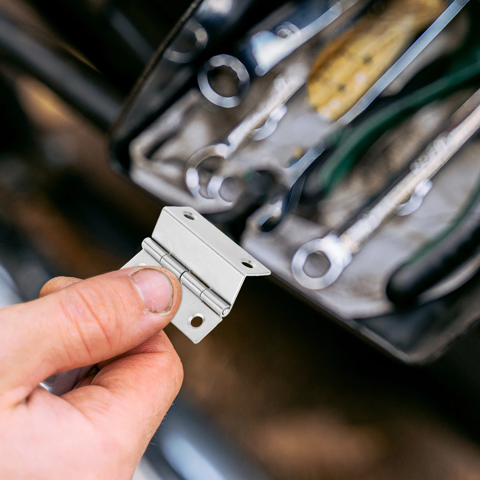 

10pcs Heavy Duty Iron Folding 180 Degree Right Angle Cabinet For Kitchen Closet Drawer Furniture Hardware Flat Hinges For Wood