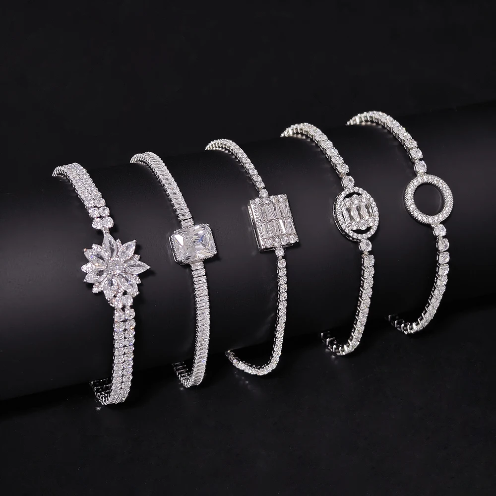 2024 nuevo diseñador pulsera de princesa brazalete para mujer regalo de aniversario joyería al por mayor Moonso Z55