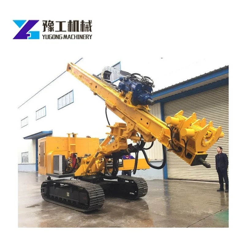 YUGONG Crawler Dragon Mining Air Compressor Rock Drill