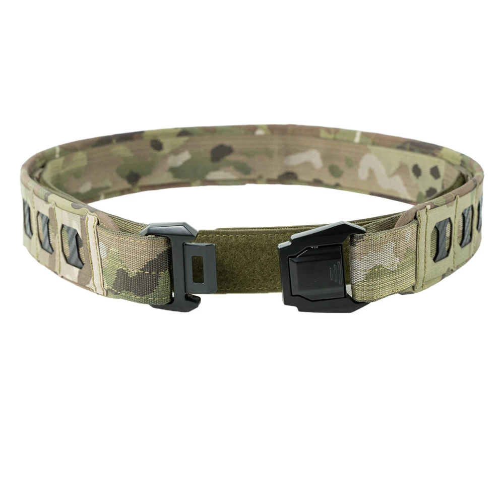 2-inch Tactical Belt, laser Cut Quick Release Molle Waist Seal  inner And Outer Belts, Outdoor Hunting Training