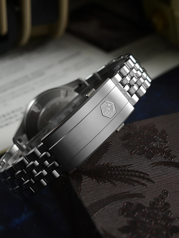 San Martin 39.5mm Men Pilot Watch YN55 Automatic Mechanical Aviation Watches Chinese Style Original Design SN0033 Field Reloj