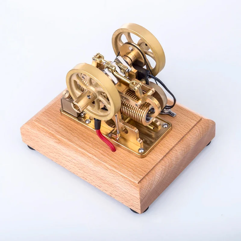 

M14 Mini Four Stroke Engine Model Metal Opposed Piston Internal Combustion Engine Toy Gift