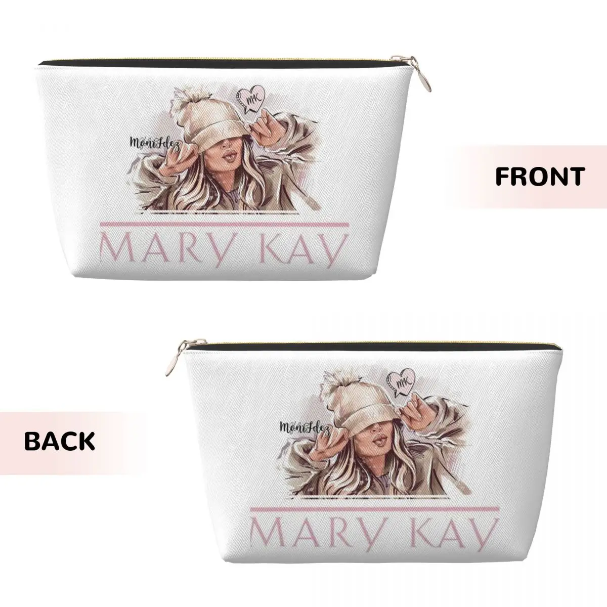 

Mary Kay Women Cosmetic Bags Travel Makeup Organizer Pouch Toiletry Storage Dopp Kit Case