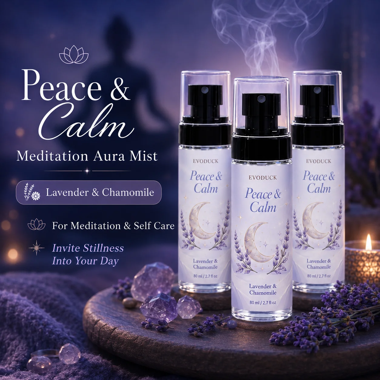 Home Fragrance Gift Set Rituals - EVODUCK Peace & Calm Aura &