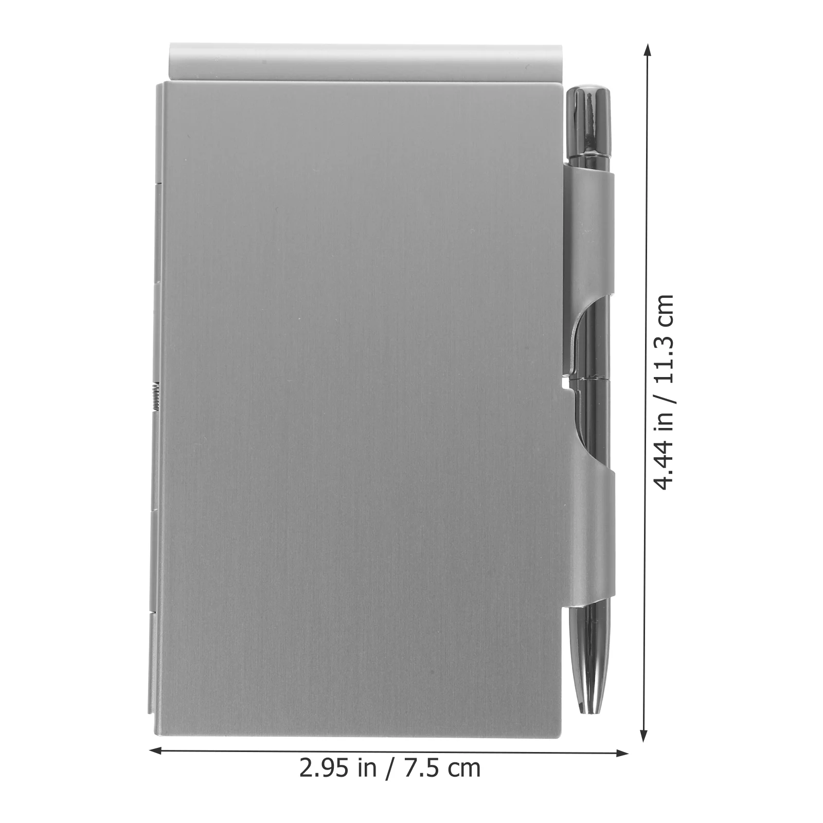 Mini Notebook Metal Small Notebook Mini Notepad Small Pocket Notepad Metal Note Case with Pen Do List Notebooks