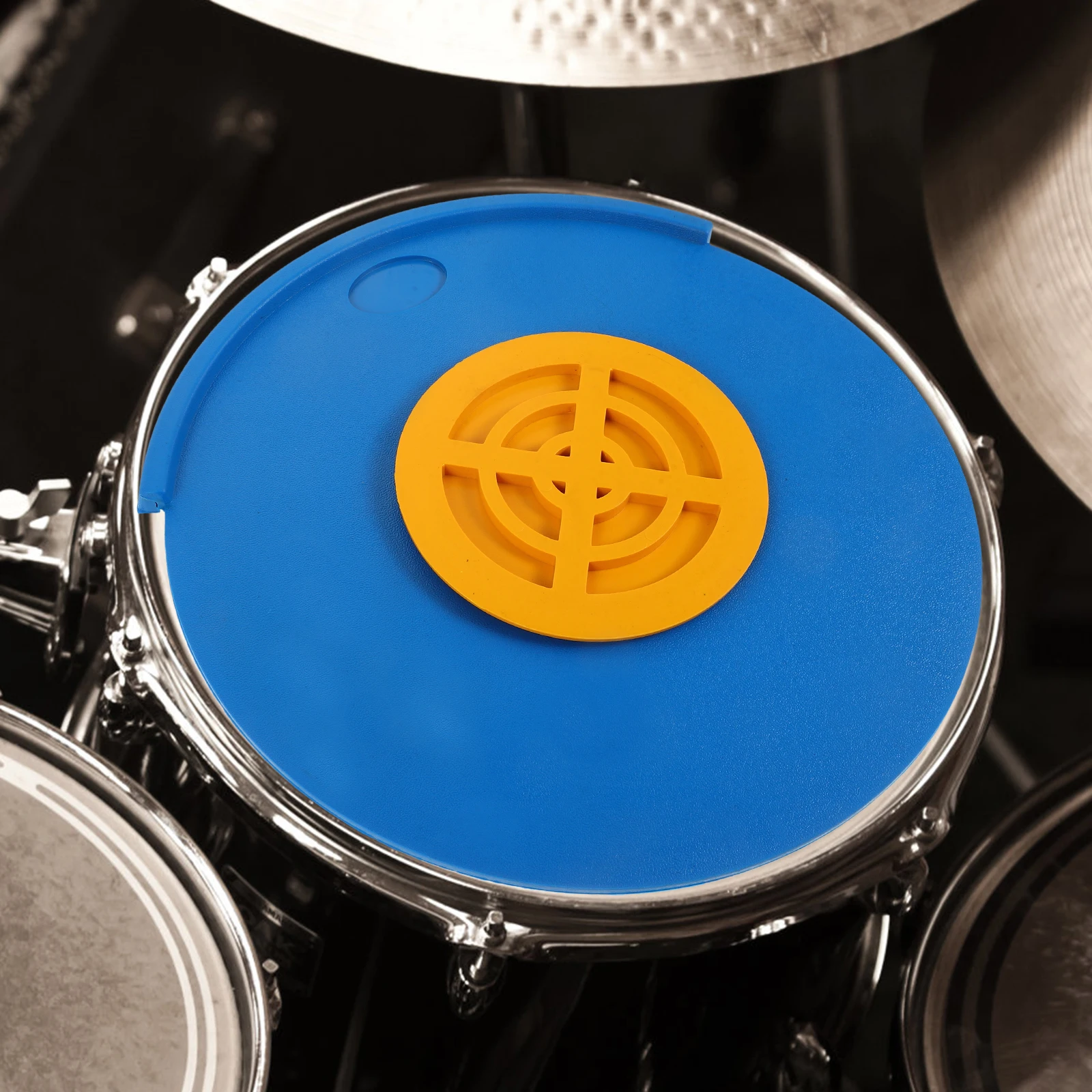 

Stimbre Pads Drum Dampening Mute Moon Cymbal Practice Cymbals Rubber Bass Silencers Child