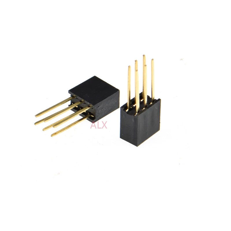 20PCS 6 PIN double Row Straight FEMALE PIN HEADER 2.54MM PITCH pin long 11MM Strip Connector Socket 2X3 6PIN 2*3 FOR arduino PCB