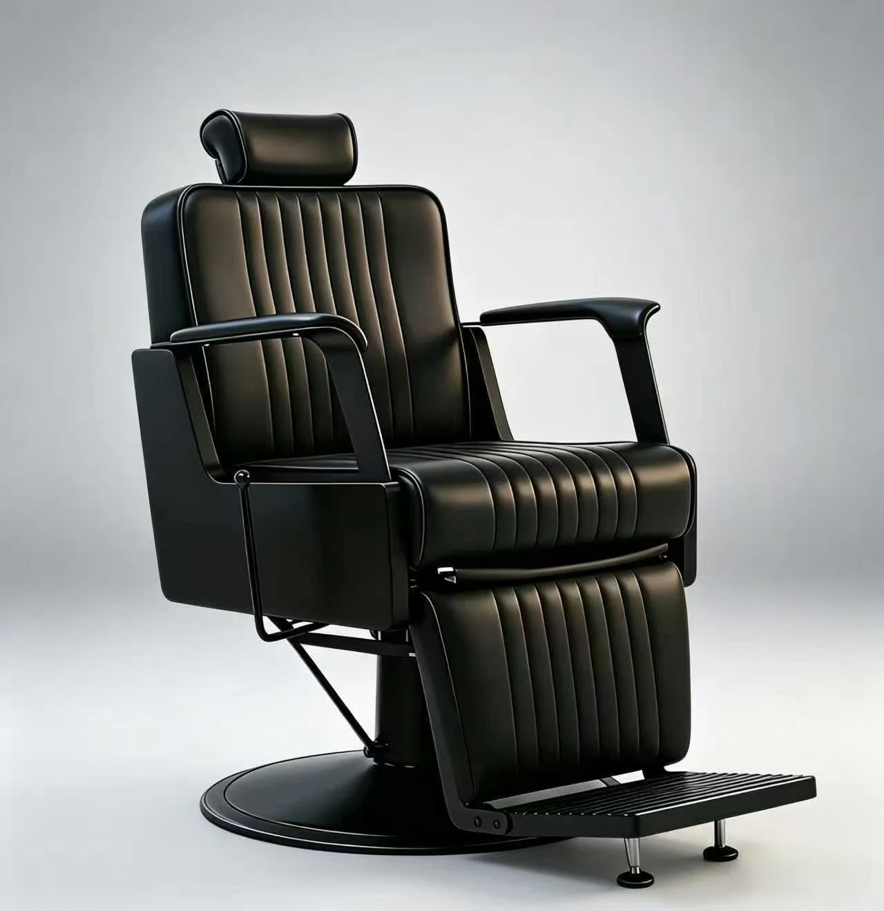 Barber Men's Retro Oil Head Chair Salon Hair Salon Exclusive for Hair Salon Foldable Hot Dyeing Hair Cutting Shaving