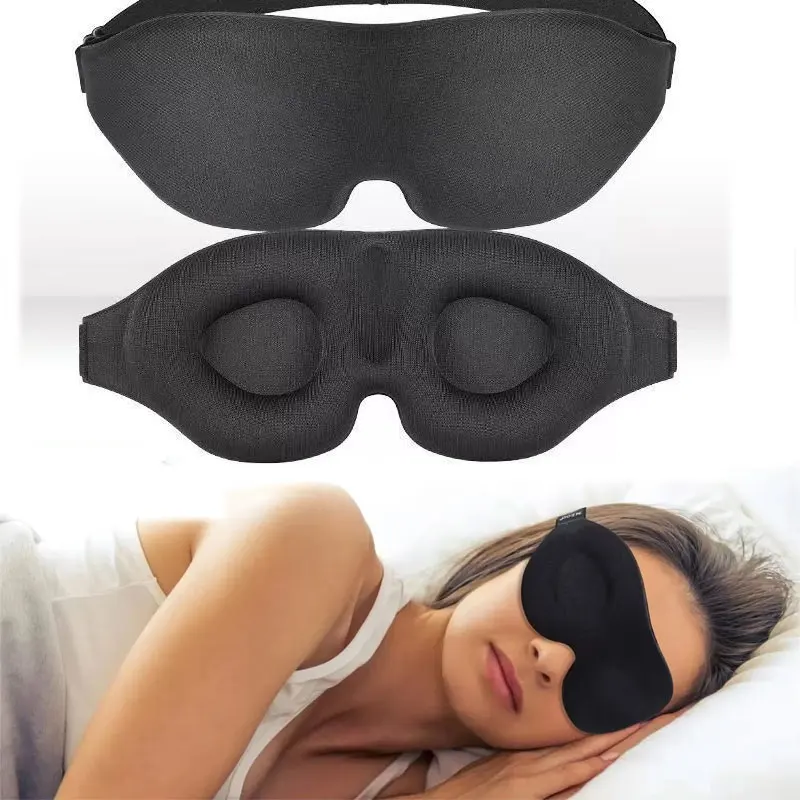 Eye Mask for Sleeping 3D Night Sleep Super Soft Mask Block Out Light with Women Men Family for Travel and Home Use