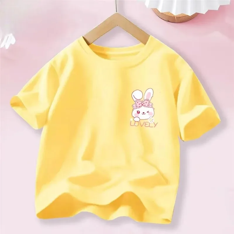 2026 الحلو القلب تي شيرت مطبوع طاقم الرقبة تي شيرتات قصيرة الاكمام عادية كل يوم بلايز الفتيات الملابس موضة المراهقين الملابس الرياضية