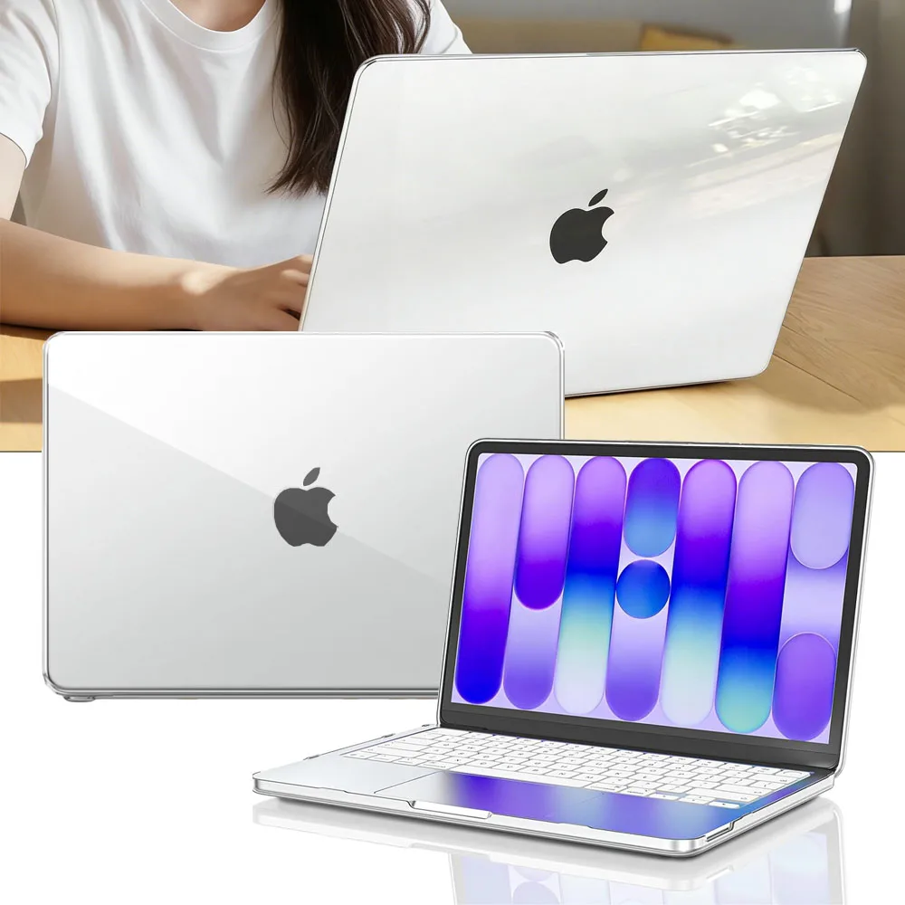 Laptop Case For MacBook Neo Case 13 inch 2026 Model A3404 with A18 Pro Chip,Crystal Clear