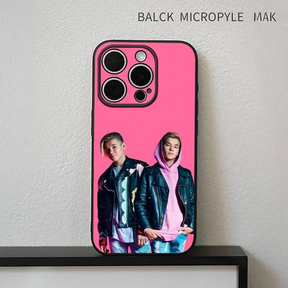 Marcus And Martinus Music   Phone Case For iPhone17,16,15,14,13,12,11 Plus,Pro Max Soft Black Cover