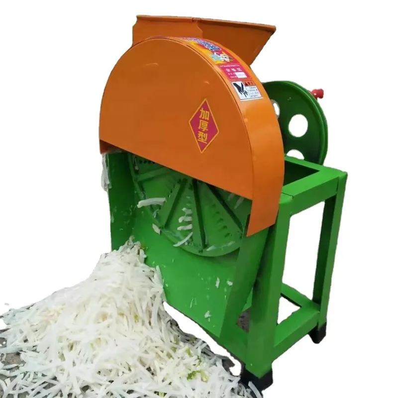 High Productivity Multifunctional Animal Feed Processing Machine Commercial Electric Vegetable Slicer Shredder Dicer Machine