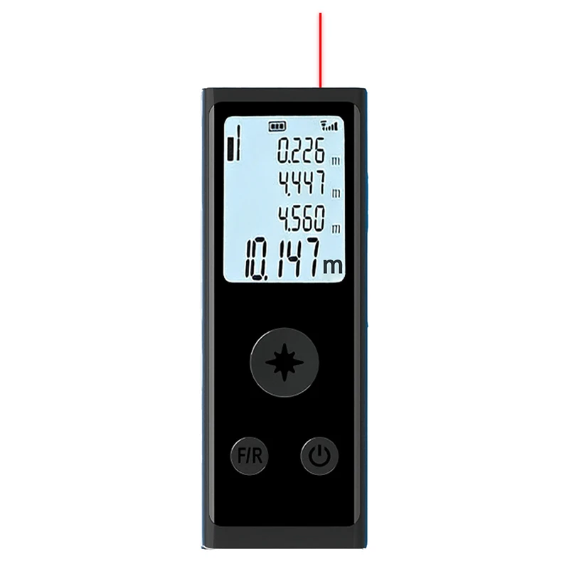 Mini High Precision Digital Laser Distance Meter, 30-60M Range, USB Type - Charging,Metal Housing |Measurement Tool