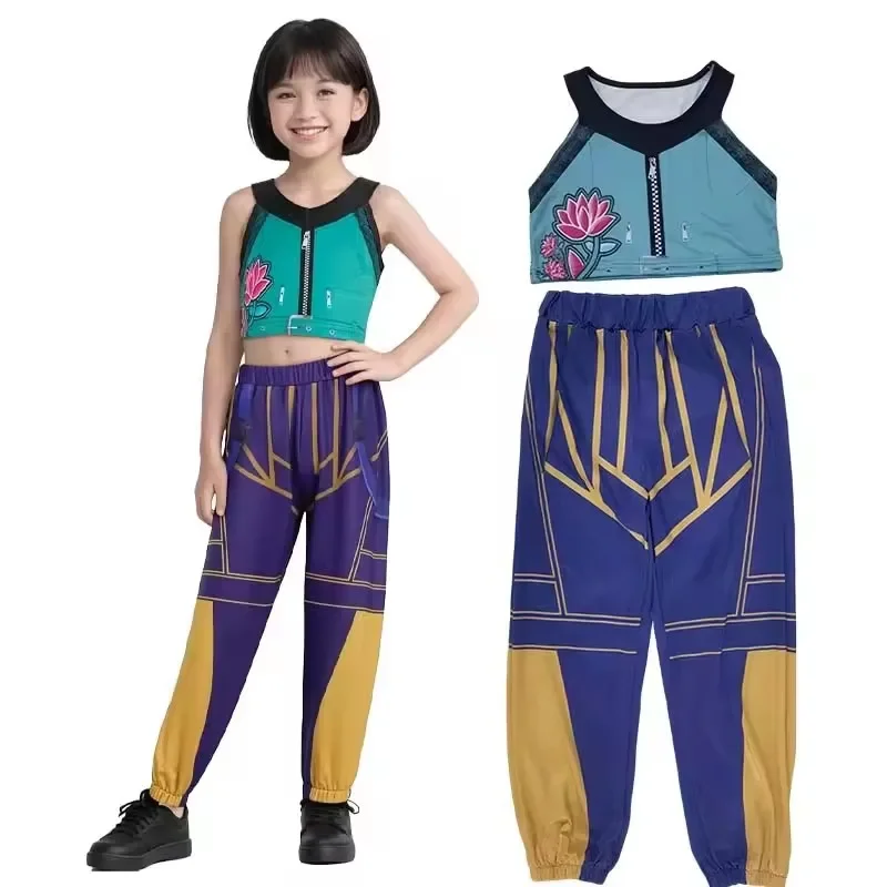 Disfraz Completo Para Niña Estilo KPop O Cazadores De Demonios - Conjunto Elegante Con Peluca Opcional