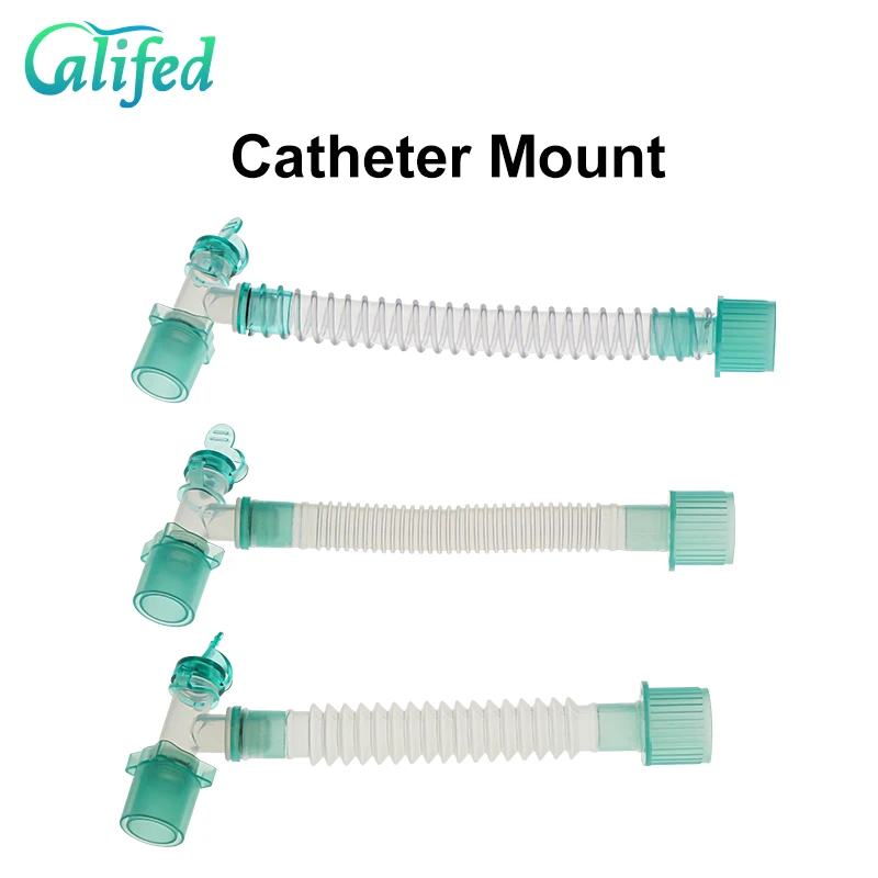 

Califed Catheter Mount Expandable Corrugated Tube Medical Disposable Breathing Circuit Catheter Mounts Medical Consumables