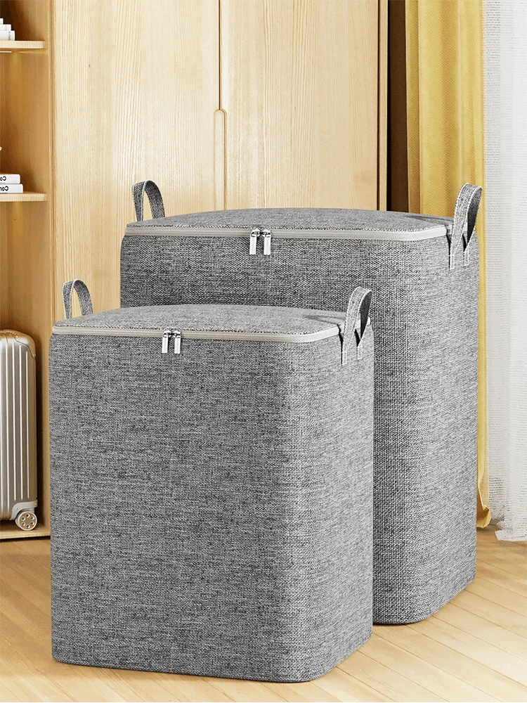 1PC  Clothing storage,  bagused for organizing bedrooms, closets, clothes, quilts, storage and storage with covers and handles