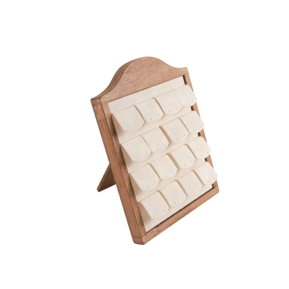 

Вертикальный деревянный поднос для ювелирных изделий, большой вместительный органайзер для ювелирных изделий, кольца, серьги, держатель для ювелирных изделий, дисплей для ювелирных изделий