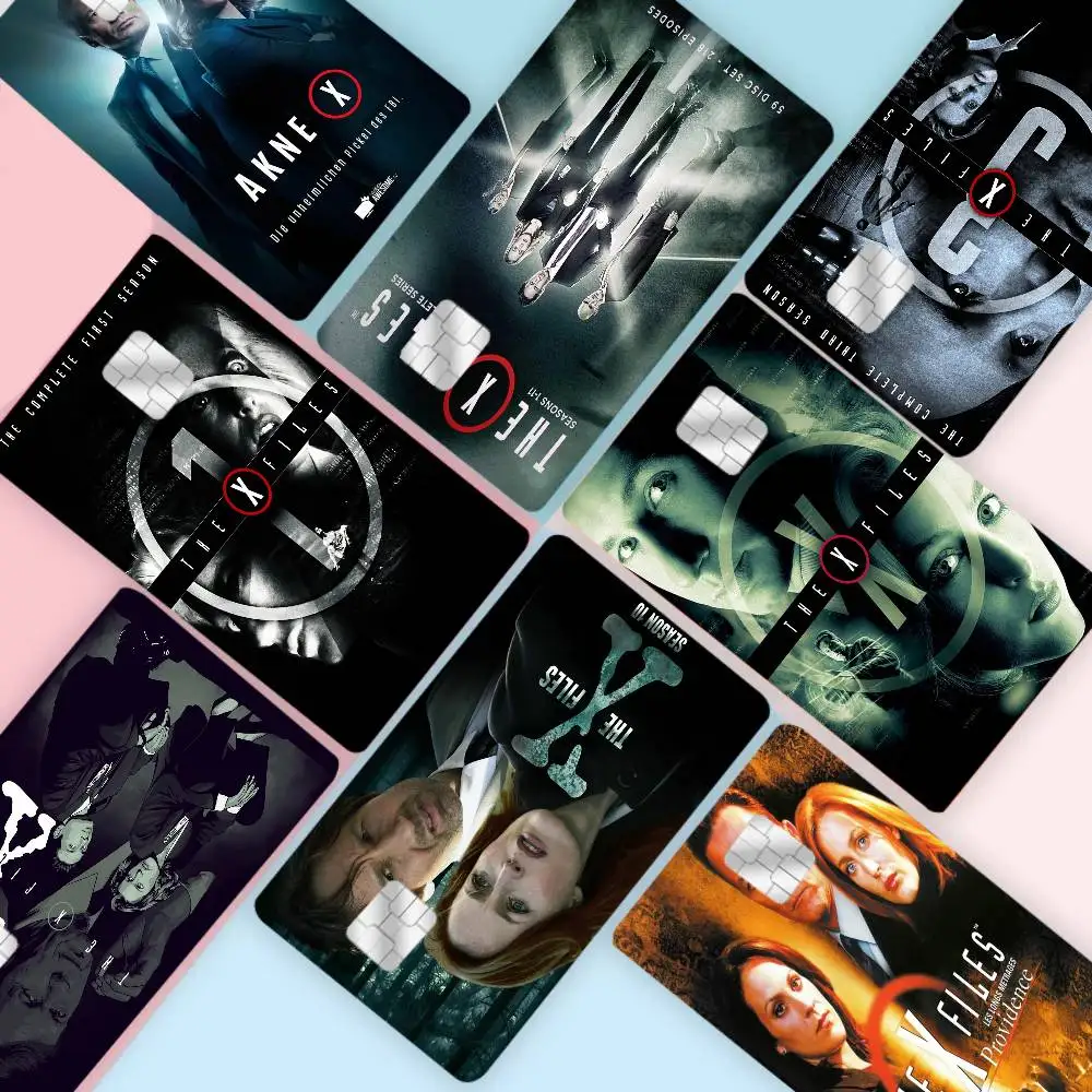 Classic Movie T-The X-Files Anime Cartoon Sticker Film Skin for Credit Card Debit Bank Bus Card
