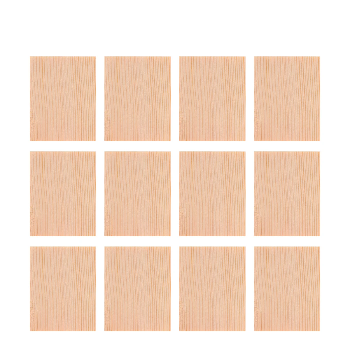 

40 Pcs Basswood Planks Pine Board Photography Props Small Wooden Studio Backdrop