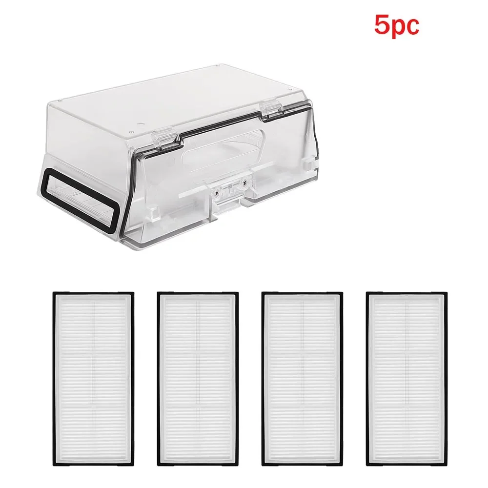 Kit Tempat Debu Filter HEPA untuk Roborock G10 G10S T7S T7SPlus S7 S70 S75 Kotak Debu Robot Vacuum Cleaner Dengan Bagian Filter