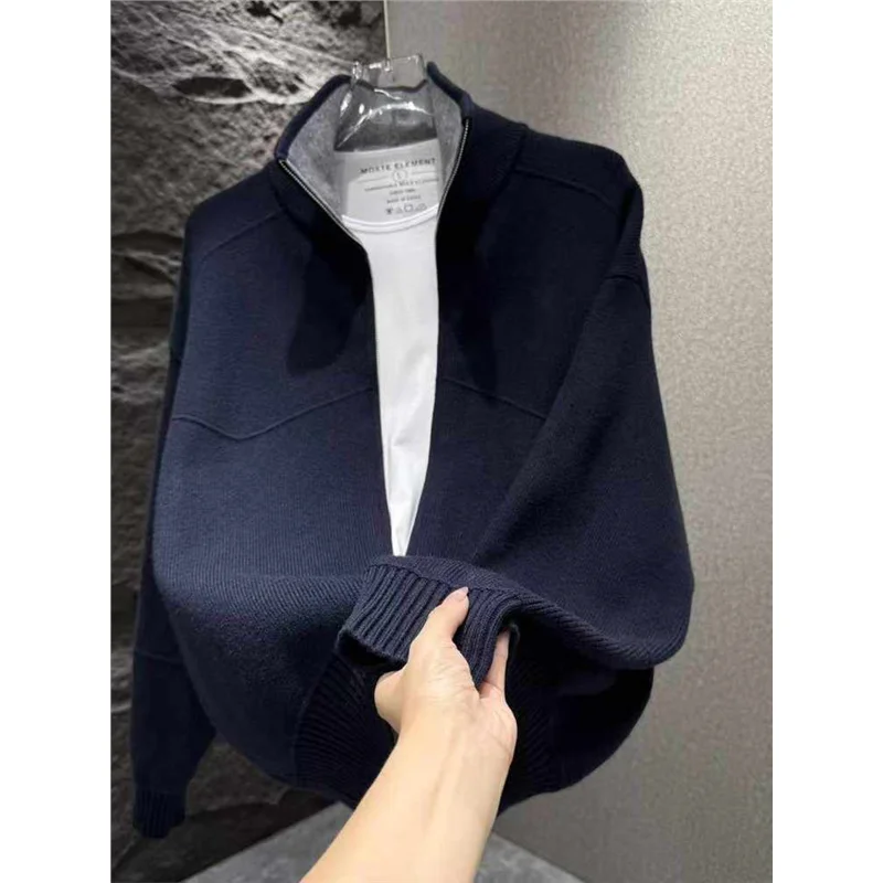 

Мужской вязаный свитер Jaet Color Blo, простая роскошная повседневная верхняя одежда Faion, осенний сезон, бренд 6EME NORD, стандартная посадка