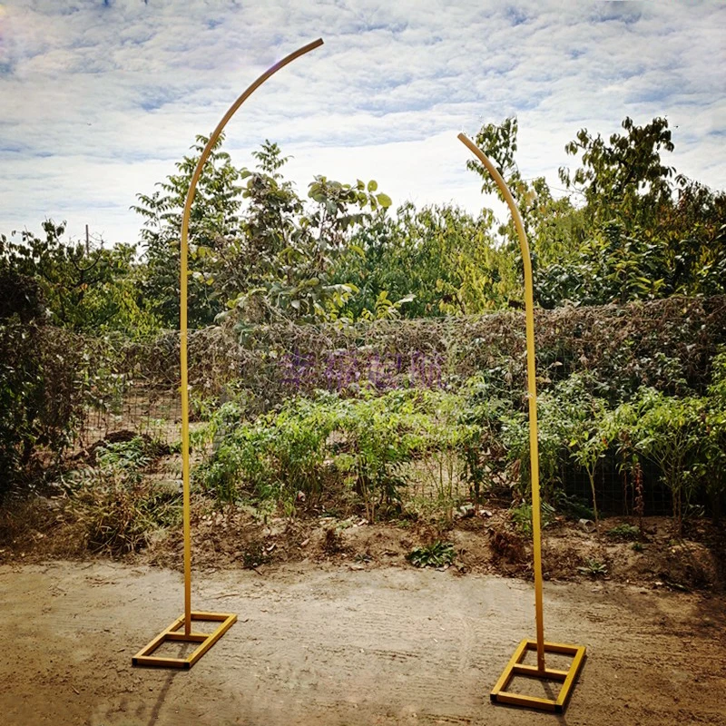 Imagem -04 - Casamento Adereços de Metal Pano de Fundo Arco Palco Decoração Bem-vinda Flor de Ferro Forjado Suporte de Flor de Casamento Novo