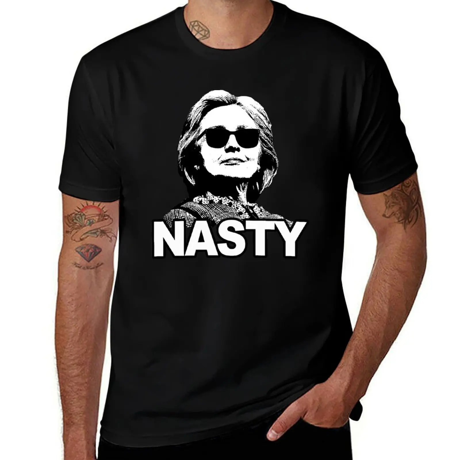 

Hillary Clinton Nasty Woman T-Shirt men t shirt cotton 100% t shirts for man cotton cotton t shirts high quality T-Shirt