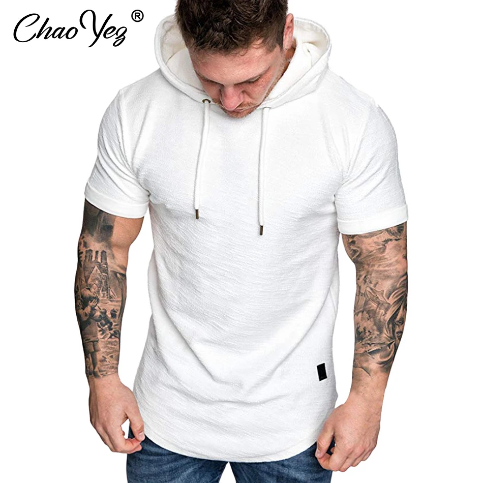 Sport Shirt For Men Training T Shirt Hood Men Gym Running Tee Shirt Homme Sportshirt Brand Fitness Short Sleeve Yoga Top Male