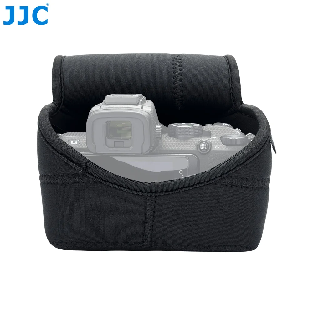 JJC DSLR Camera Case Neoprene Pouch for Sony A7 V A7V A7M5 A7IV A7III Canon EOS 700D 750D 1300D Nikon Z50 Z5 Z6 Fuji XT5 XT4 XT3
