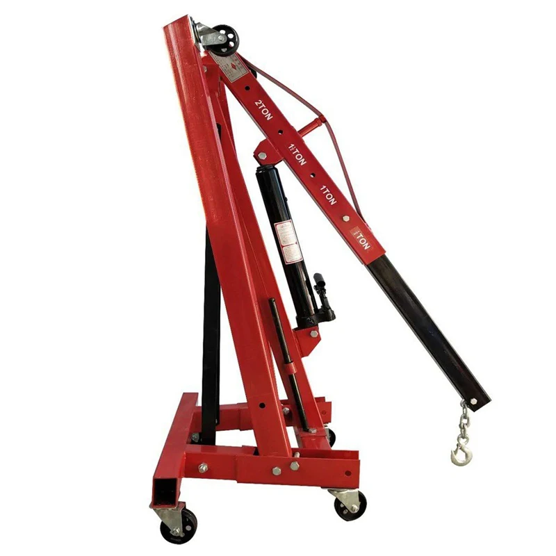 

Сверхмощный складной гидравлический подъемник, ручной складной автомобильный подъемник двигателя, гидравлический подъемный кран для мастерской, высокая эффективность