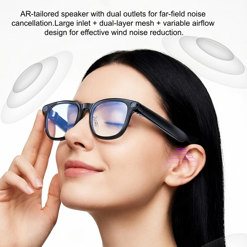 2026 Latest Men Touch WiFi Audio Glasses Intelligent Translation Wireless BT Calling 8MP Camera Video ChatGPT AI Smart Glasses