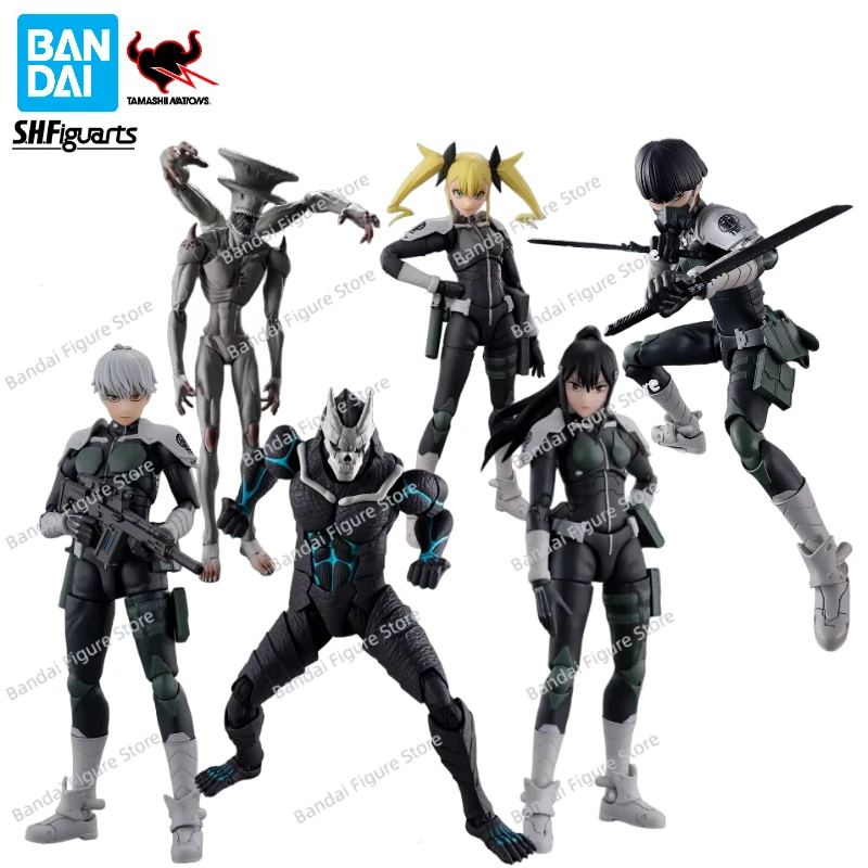 متوفر في المخزون بانداي S.H.Figuarts SHF Kaiju No. 8 مينا أشيرو رينو إيتشيكاوا كايجو رقم 9 كيكورو شينوميا الرسوم المتحركة عمل نموذج لجسم