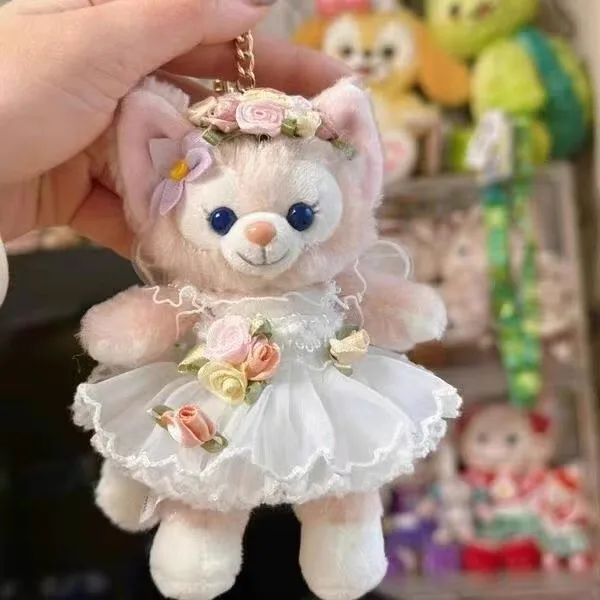 ginza-sleepwear-lingna-belle-bag-charm-star-dailu-daphne-snowy-rose-female-plush-keychain-fashionable-bag-accessories