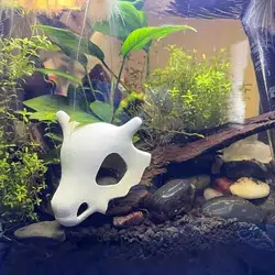 Crâne Cubone Compatible avec Aquarium,Reptile, Poisson Précieux, Arachnide