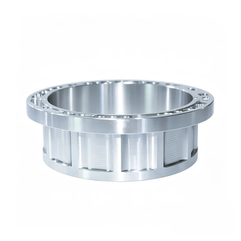 Custom Made Hollow Cylindrical Aluminum Housing Ribbed Vent Structure for Motor Heat Dissipation Protection