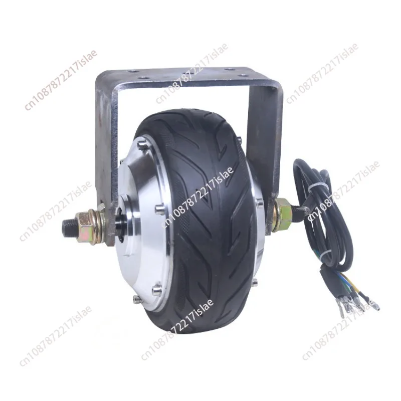 toothed deceleration motor DC brushless wheel hub speed regulation 6 inch motor low speed large torque track dining car