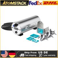 AtomStack F30 Air Assist Kit 10-30L/min Powerful Airflow Assist System Remove Smoke and Dust for Laser Engraver Cutting Machine