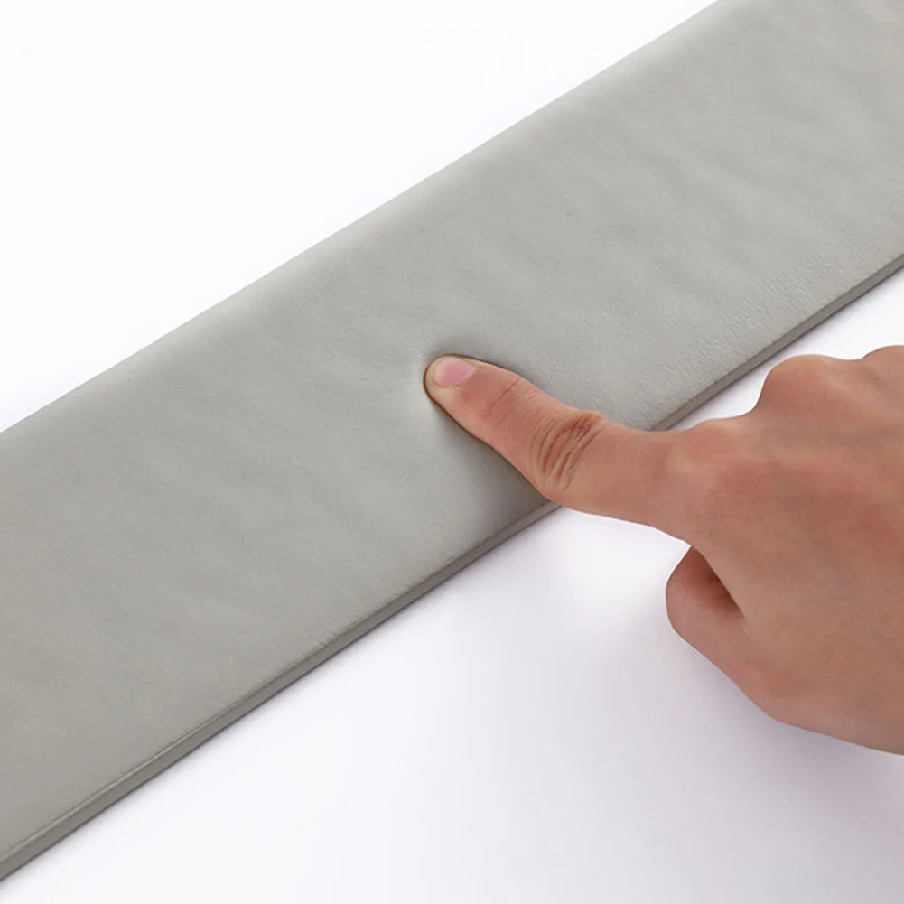 1pc 200cm Wall Sticker Marble-patterned Skirting Board Thickened Anti-collision For Room Home Decoration