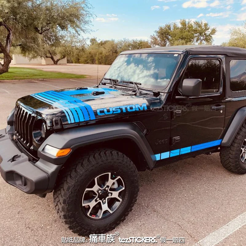 

Car sticker FOR Jeep Wrangler Third generation body decoration modification Fashion sport Vinyl Decal accessories