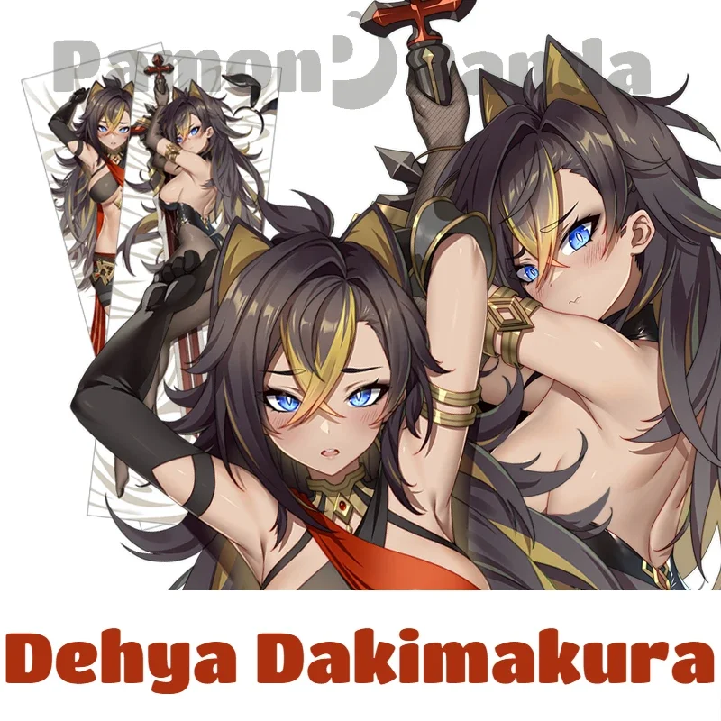 Dehya Dakimakura Genshin Impact Game Pillow Cover Hugging Body Pillow Cushion Case Otaku Full Body Pillowcase Home Bedding Decor