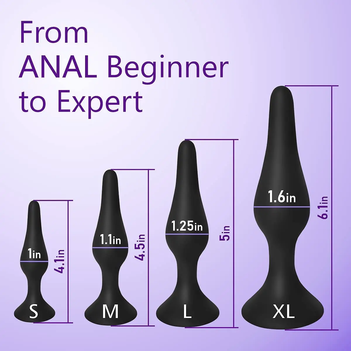 Silicone Sexy Silicone Soft Toys Anal Plug Stimulation Massage Sex Tool For Orgasm Pleasure For Men Women - view 5