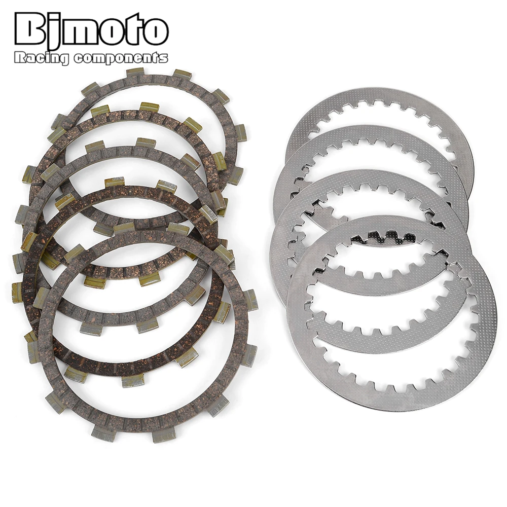 Clutch Friction Plates For Yamaha SRX250 SR250 XT250T XT250LC XT250L XT250 1EU 5Y1-16331-01 3J2-16324-00