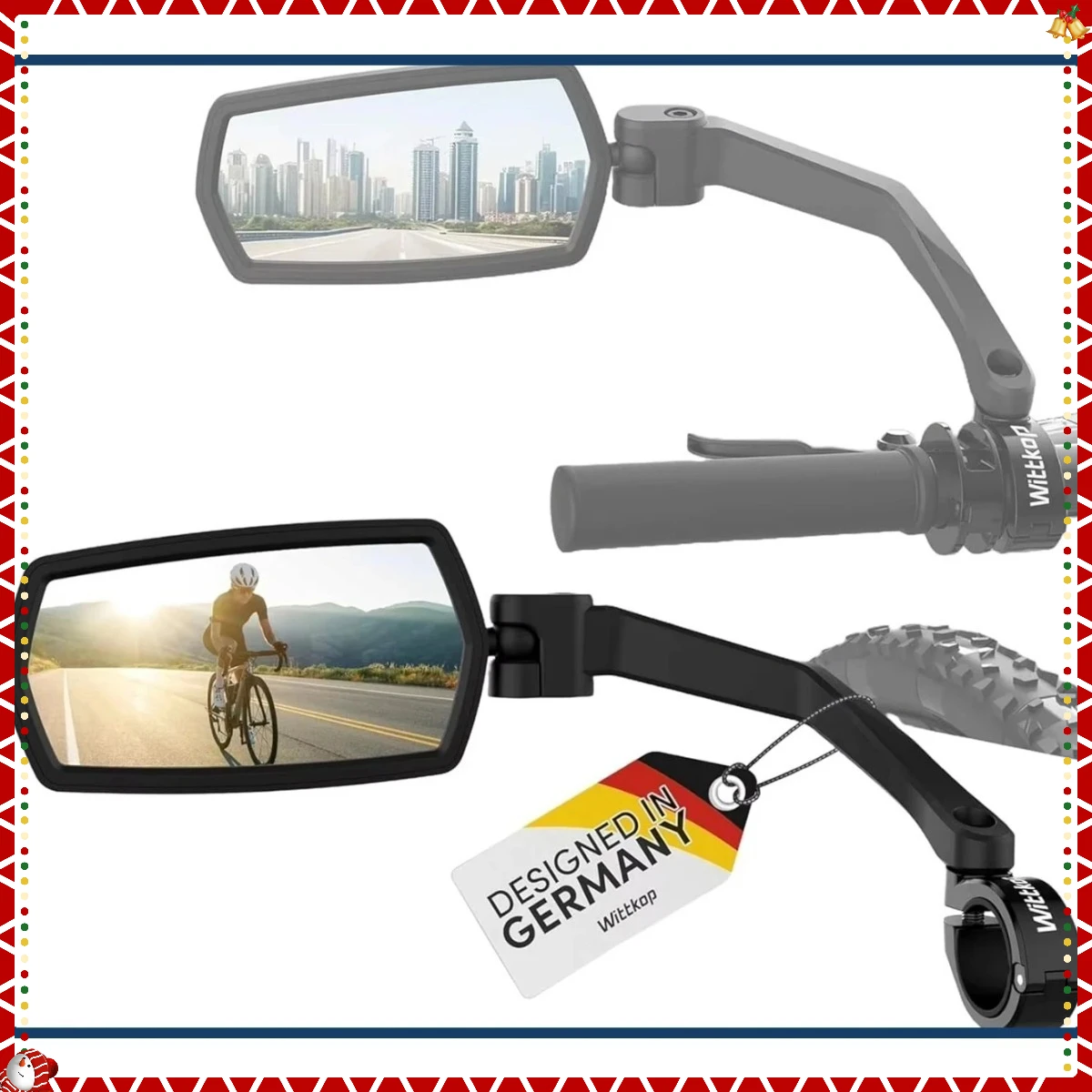 

Зеркало для электронного велосипеда, прочное, устойчивое к разрыву, крепление выше/улу, большое полевое видение, для дорог и горниц