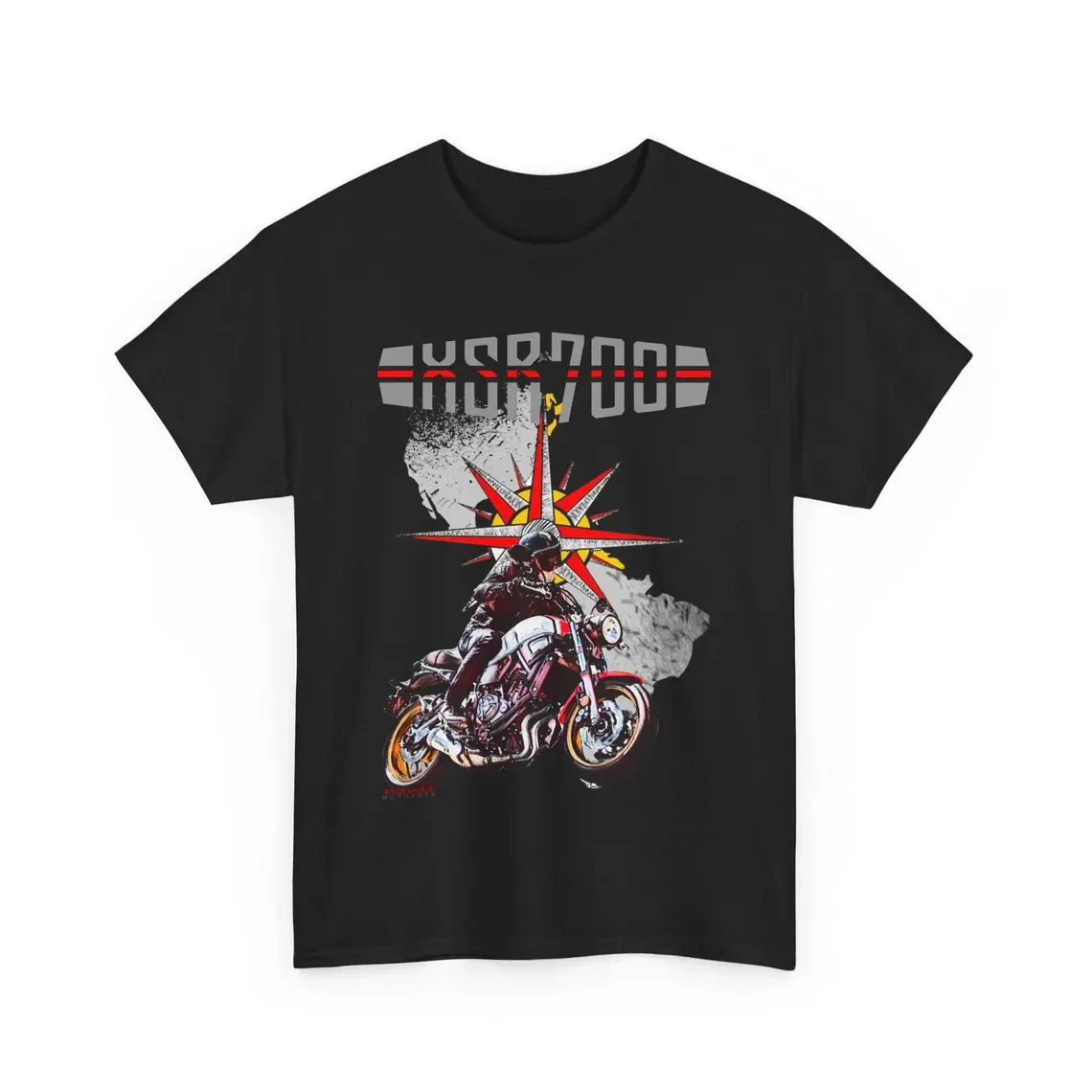 

XSR700 T Shirt Sport Heritage Motorcycle Tee Map Engine Neo Retro Rider Graphic Top For Faster Fans Custom Bike Apparel