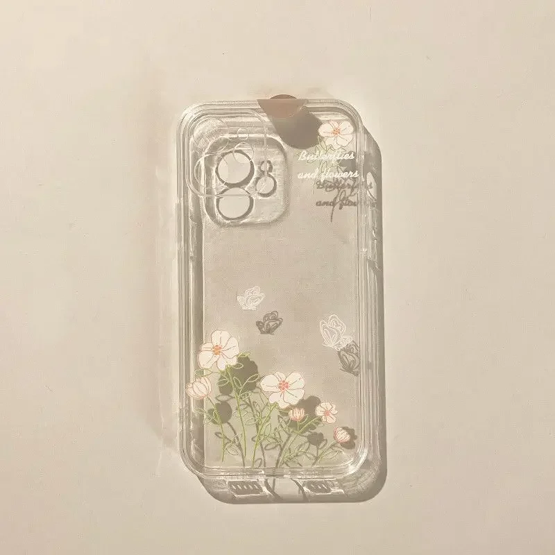 Phone Case For Samsung Galaxy S25Ultra S25 S24 S23 Ultra S22 S21 Plus S20FE S21FE S23FE Cover Vintage Landscape Flower Soft - náhled 6